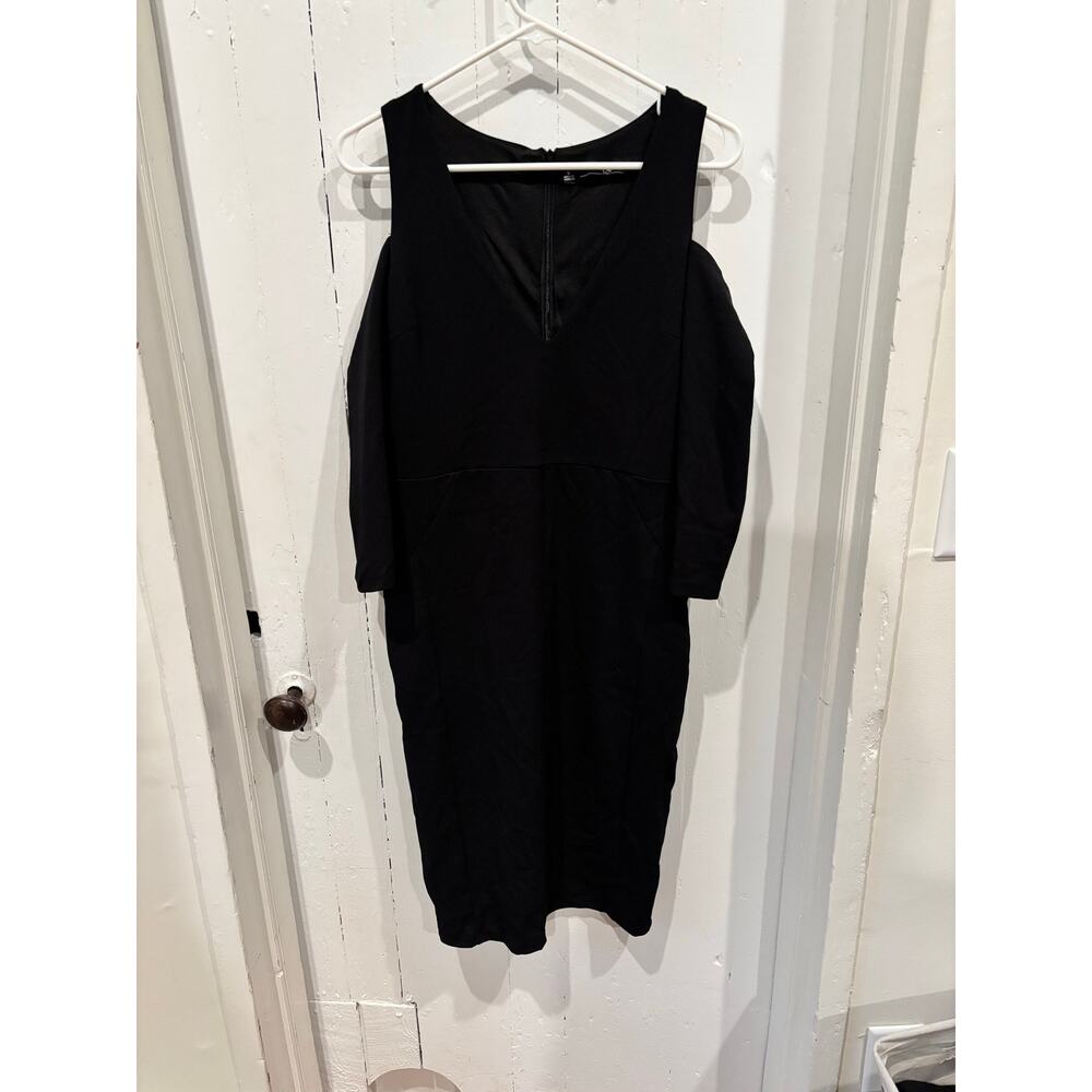 Chetta B Cold Shoulder Long Sleeve size 6 Casual Dress